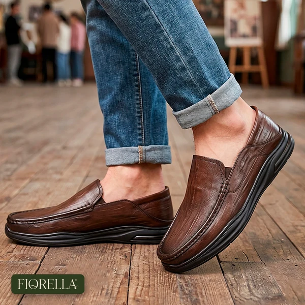 [COMPRE 1 E LEVE 2] Mocassim Masculino em Couro Macio